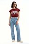 Women's California Printed Crop T-Shirt - 5