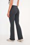 Women's Stretchy Fabric Folded Brushed Tights - 3