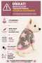 Small Breed Grey Polar Pink Star Cat Dog Sweati Dog Outfit (1-10kg)