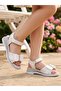 26- Sandals with Bow Accessories - Gray