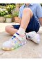 Palm Tree Printed Sneakers |   School Nursery and Daily Use - White