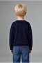 Crew Neck Dog Appliqué Sweater for Baby Boy I5795A526Wn - 4