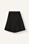 High Waist Pleated Wide Leg Capri I7852Ax26Au - 6
