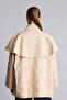 100% Cotton Cape Detailed Regular Fit Drawstring Waist Jacket I0697Ax26Au - 8