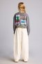 100% Cotton Barrel Fit Gabardine Trousers with Side Pockets for Girls H9009A826Au - 7