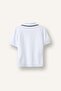 Regular Fit V-Neck White T-Shirt Baby Boy H9069A526Au - 7