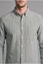 Regular Fit Buttoned Collar Striped Woven Pocket Long Sleeve Shirt E7840Ax26Au - 6