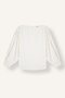Oversize Crew Neck Crepe Long Sleeve Blouse I8697Ax26Au - 6
