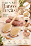Natural Scrub - Bath Back Scrub with Soft Brush and Long Detachable Handle