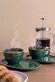 Zümrüt Damla Coffee Presentation Set for 2 People - 4 Pieces