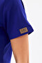 Women's Polo Collar Cobalt Blue Lycra Nurse Doctor Scrubs Set - 4