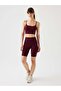 Vella Comfort Sport Bra with Straps in Burgundy - 4
