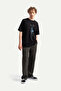 Black Men's Oversize / Relax T-Shirt - 100% Cotton |   (Nib) - 3