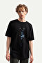Black Men's Oversize / Relax T-Shirt - 100% Cotton |   (Nib) - 2