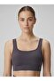 Holly Honeycomb Patterned Covered Bra Anthracite