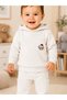 Baby Boy Hooded Jogger Tracksuit Set with Pockets 2-Piece Winter Cotton Baby Set - 6
