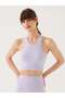 Palmi Self Patterned Round Neck Coated Bra Light Purple