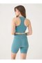 Gela Sculpting Sport Biker Tights Aqua Green - 3