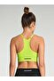 Bluff Adjustable Strap Covered Sports Bra Neon Yellow - 3