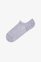 Basic Mesh Cotton Glitter 3 Pairs Sneaker Socks - 4