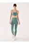 Pine Adjustable Thin Strap Bra Natural Green - 4