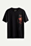 Black Men's Oversize / Relax T-Shirt - 100% Cotton |   (Noise)