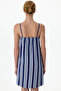 Lacivert Vacation Striped Gecelik - 2