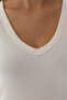 White Premium V-Neck Top Cotton Pack - 5
