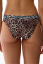 Wild Layered Side Leopard Print Mid-Waist Bikini Bottom