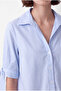 Women's Sleeve Detail Poplin Shirt - 5