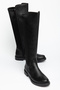 Fabric Knee-High Boots - 5