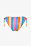 Katelyn Ring Striped Mid-Waist Bikini Bottom - 6