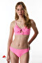 Rosa Bikinihose mit niedriger Taille - 3