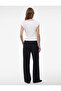 Slim Fit Cotton Boat Neck Sleeveless Floral Textured Asymmetrical Blouse with Accessories - 3
