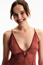 Burgundy Teddy Jumpsuit - 3