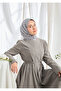 Twill Silk Scarf Monogram Light Gray - 4