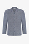 Men's Oat Check Striped Long Sleeve Pajama Set - 2