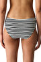 Ringel Striped Textured Mid-Waist Bikini Bottom - 2
