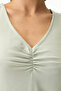 Light Green Serenity Solid Athlete Pajama Top - 3
