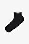 Men's Campus Trip Cotton Slogan Patterned 3 Pairs Booties Socks - 4