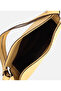 Women's Leather Yellow Adjustable Strap Shoulder Bag - 6