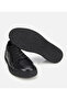 Men's Leather Black Soft Textured Casual Shoes - 6