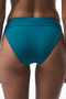 Petrol Green Lal Banded Bikini Bottom - 3