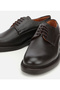 Men's Leather Brown Comfortable Sole Classic Shoes - 3
