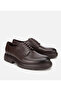 Men's Leather Brown Thick-Soled Casual Shoes - 2