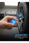 أضواء LED على شكل جمجمة لصمامات الإطارات - مزودة بمستشعر حركة، مقاومة للصدأ، تناسب جميع الأنواع - 4