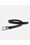 Men's Leather Black Belt - 4