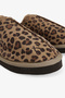 Beige Leopard Patterned House Slippers - 3