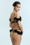 Black Reine Underwire Bra - 4