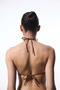 Brown Libby Triangle Bikini Top - 3